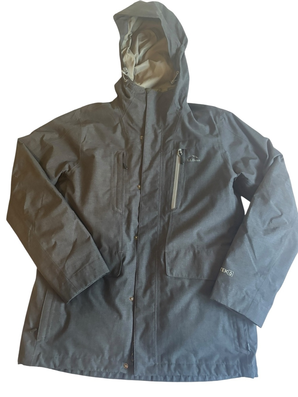LL Bean Waterproof Ultralight Down 3 in 1 Jacket Downtek 501836 Mens Medium Reg